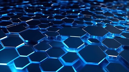 Fototapeta premium Hexagonal pattern for business, representing technology and innovation