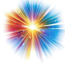 Obraz premium Colorful Light Burst