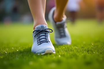 Jogging in the public park It can be done easily. To start exercising