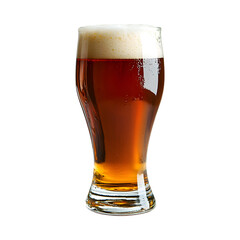 Glass of Beer Isolated on Transparent Background