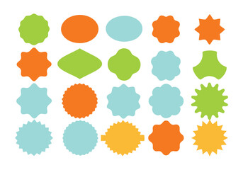 Colorful Abstract Shape Collection – Decorative Geometric and Organic Blob Elements