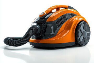 High-performance orange vacuum cleaner with durable design suitable for home and office cleaning tasks