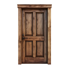 Obraz premium Rustic Wooden Door Interior Design Home Entrance Old Wood Panel Farmhouse Style Count