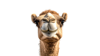 Obraz premium Camel with distinctive features posing brightly