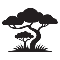 Tree Silhouette Illustration 