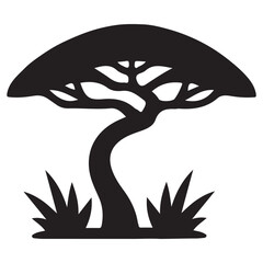 Tree Silhouette Illustration 