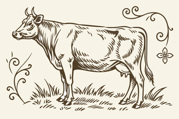 Black and white goat