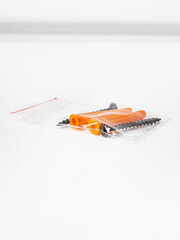 The bolts and screws are in the package