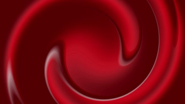 Red background with red circular wave-like strokes with repeating line patterns. abtrack
