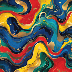 abstract colorful background with waves