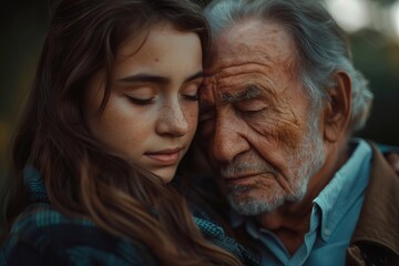 emphasizing on the emotional embrace and joy of being together again.