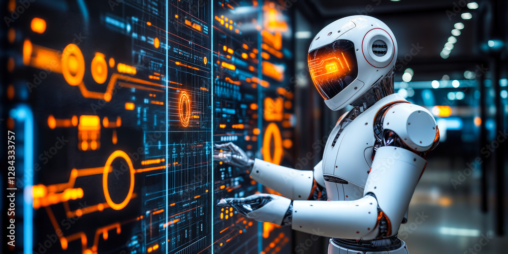 Poster ai-driven automation in project management enhances efficiency by automating tasks and reducing huma