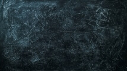 Fototapeta premium Chalkboard Texture Grungy Surface with Scratches for Background Artistic and Abstract Representation