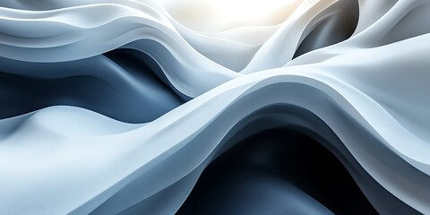 Obraz premium Abstract Flowing Fabric Design (5)