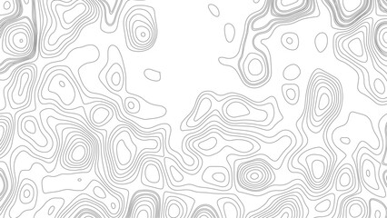 Grey contours vector topography. Geographic mountain topography vector illustration. Topographic pattern texture. Map on land vector terrain. Elevation graphic contour height lines. 