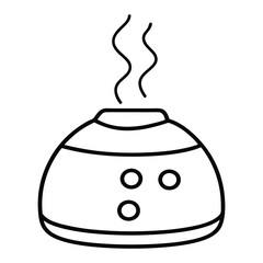 vector illustration of a gas stove