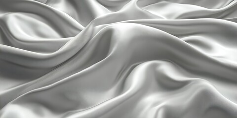Obraz premium Silver Silk Fabric Texture