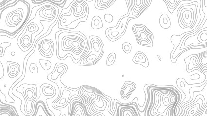 Grey contours vector topography. Geographic mountain topography vector illustration. Topographic pattern texture. Map on land vector terrain. Elevation graphic contour height lines. 