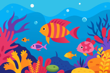fishes in aquarium