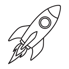 Fototapeta premium A powerful rocket launch igniting the future of space exploration with startup success