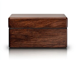 Elegant wooden box for storage, showcasing craftsmanship and modern design, perfect for home decor inspiration.