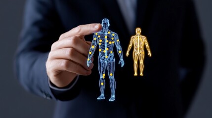 Human Anatomy Digital Visualization with Business Professional Touch
