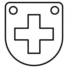 Obraz premium Medical Cross icon vector eps file