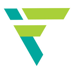 Abstract geometric logo design.