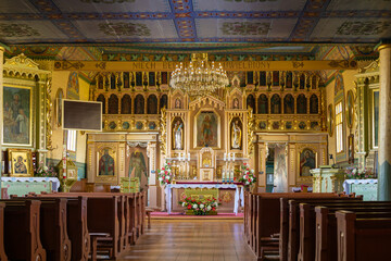 Mochnaczka Niżna - wnętrze cerkwi. © Jacek