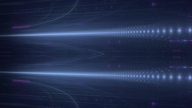Digitaler Datenstrom - schnelles Internet, Energie, Forschung, Wissenschaft, Innovation, Technologie, Computer, Netzwerk, Kommunikation, synchron,  k&uuml;nstliche Intelligenz, Digitalisierung, blau