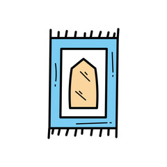 Prayer rug Vector icon