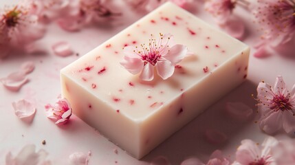 Romantic Whispers of Cherry Blossom Soap