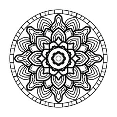 Ornamental Geometric luxury mandala pattern