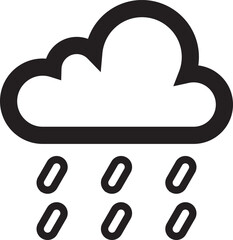 Modern weather icons set. Flat vector symbols 