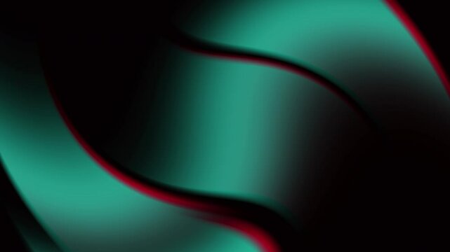 Black background with flag-like strokes of light green repeated line shadows. abtrack
