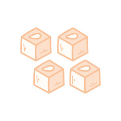 Arabic sweets Vector icon