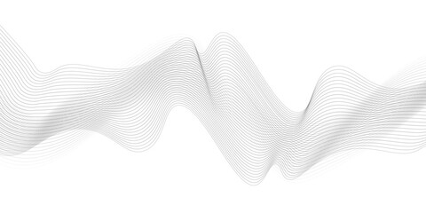 Wave textures white background. Abstract modern grey white waves and lines pattern template. Vector stripes illustration. stock illustration.