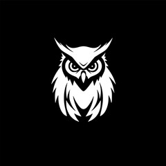 Obraz premium Owl - Minimalist and Flat Logo - Vector illustration