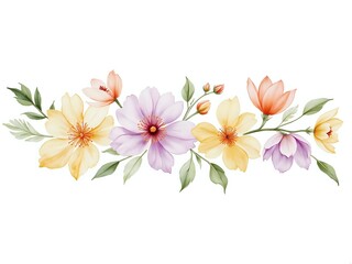 Obraz premium A vibrant floral arrangement showcasing diverse blooms