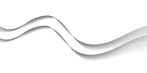 Wave textures white background. Abstract modern grey white waves and lines pattern template. Vector stripes illustration. stock illustration.