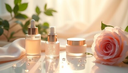 perfume and cream spa relax day