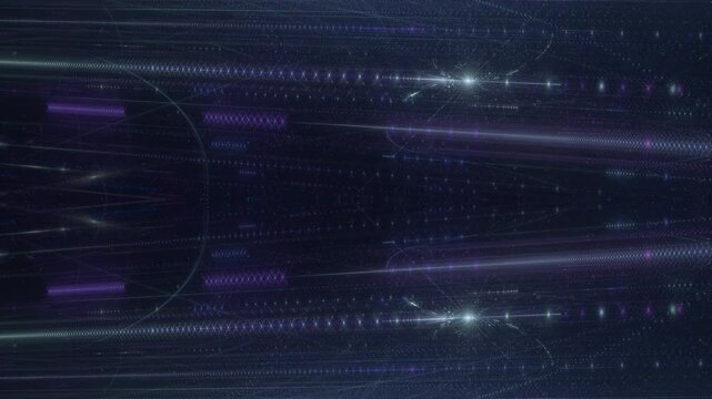 Digitaler Datenstrom - schnelles Internet, Energie, Forschung, Wissenschaft, Innovation, Technologie, Computer, Netzwerk, Kommunikation, synchron,  k&uuml;nstliche Intelligenz, Digitalisierung, blau, lila