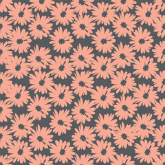 Retro delicate sweet seamless pattern, textile and fabric repeating background. Cute retro vintage digital paper, surface pattern print