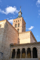 Walking in the old town of Segovia, Spain