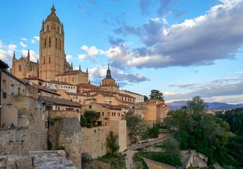 Fototapeta premium View on the Alcazar castle in Segovia, Spain