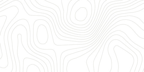 Abstract black and white topographic contours lines of mountains. Topography map art curve drawing. vector illustration. wave Line topography map contour background .background