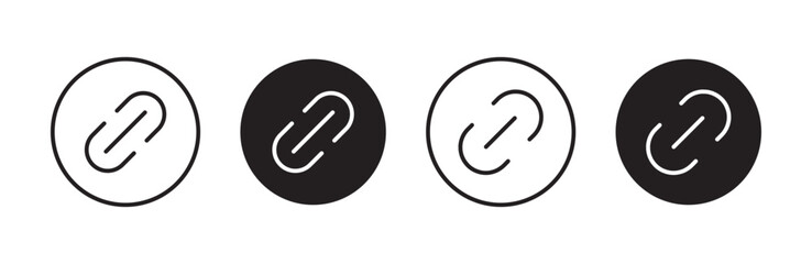 External link symbol icon vector. Link icon isolated on white background. Link vector icon. Hyperlink chain symbol