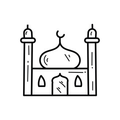 Mosque  Vector icon