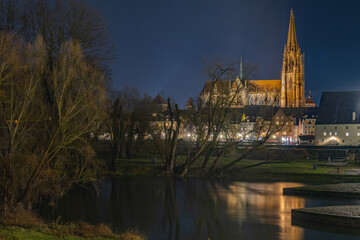 The city of Regensburg, Germany