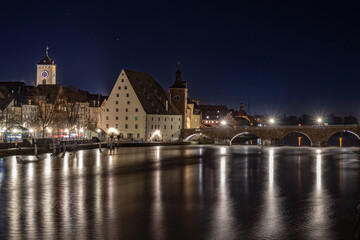 The city of Regensburg, Germany